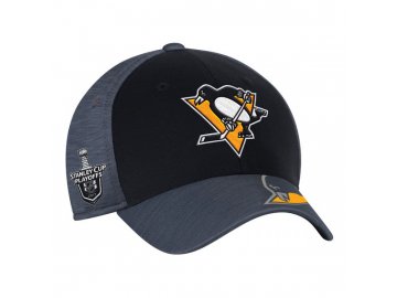 Kšiltovka Pittsburgh Penguins 2017 Stanley Cup Playoffs Participant Flex