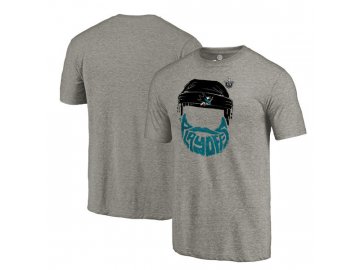 Tričko San Jose Sharks 2017 Stanley Cup Playoffs Participant Full Beard Tri-Blend