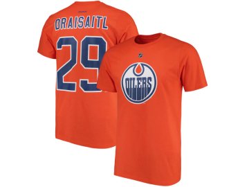 Tričko #27 Leon Draisaitl Edmonton Oilers Orange