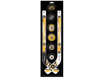 Plastová Minihokejka Boston Bruins Six Pack