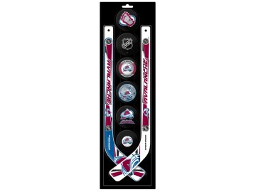 Plastiková minihokejka Colorado Avalanche Six Pack