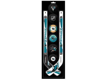 Plastová Minihokejka San Jose Sharks Six Pack