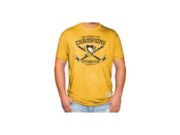 Tričko Pittsburgh Penguins Original Retro Brand 2017 Stanley Cup Champions Mock Twist