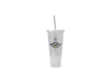 Pittsburgh Penguins 22oz. 2017 Stanley Cup Champions Color Wall Straw Tumbler