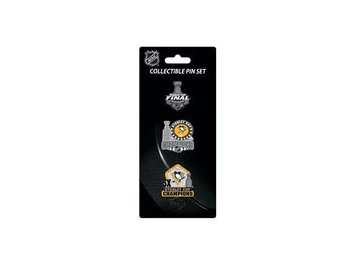 Odznaky Pittsburgh Penguins 2017 Stanley Cup Champions Pin Set