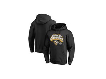 Mikina Pittsburgh Penguins Fanatics Branded 2017 Stanley Cup Champions Slapshot Pullover Hoodie - Black