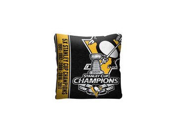 Polštář - Pittsburgh Penguins The Northwest Company 2017 Stanley Cup Champions Throw Pillow