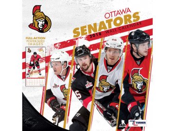 Kalendář Ottawa Senators 2018 Team Wall