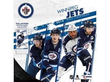 Kalendář Winnipeg Jets 2018 Team Wall