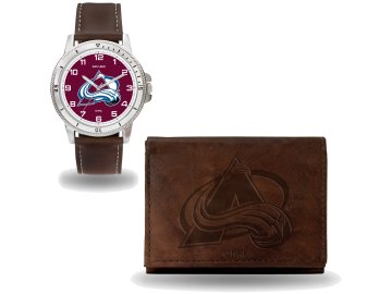 Set hodinky a peněženka Colorado Avalanche NHL Sparo