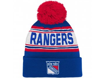 Dětská zimní čepice New York Rangers NHL Wordmark Cuffed