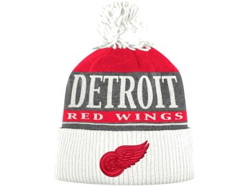 Kulich Detroit Red Wings Cuffed Knit Hat With Pom