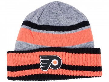 Zimní čepice Philadelphia Flyers adidas NHL Heathered Grey Beanie