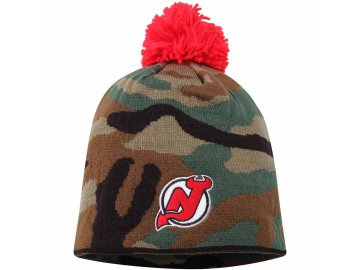 Kulich New Jersey Devils Reebok Camo Cuffless Knit Beanie With Pom