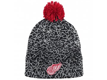Kulich Detroit Red Wings Mitchell & Ness Vintage Crack Pattern Knit Hat