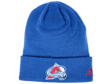 Zimní čepice Colorado Avalanche adidas NHL Basic Cuff Knit