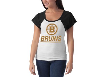 Dámské tričko Boston Bruins Big Time Slim Fit Raglan T-Shirt