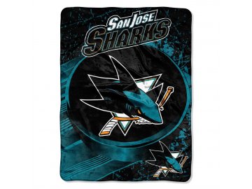 Deka San Jose Sharks Plush Micro Throw