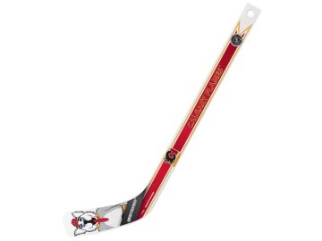 Plastiková minihokejka Calgary Flames NHL Mascot