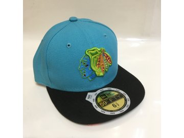 Dětská kšiltovka Chicago Blackhawks New Era 59Fifty Neon Crown