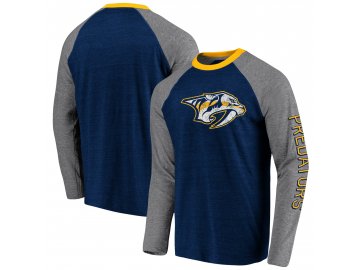 Tričko Nashville Predators True Classics Tri-Blend Raglan