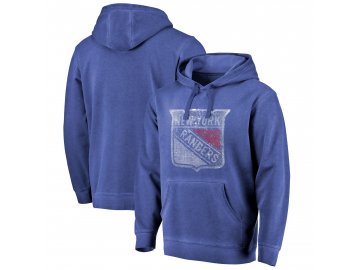 Mikina New York Rangers Shadow Washed Logo Pullover Hoodie