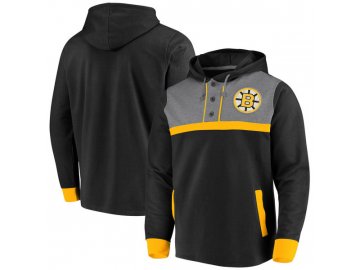 Mikina Boston Bruins True Classics 3-Button Pullover Hoodie