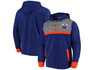 Mikina Edmonton Oilers True Classics 3-Button Pullover Hoodie