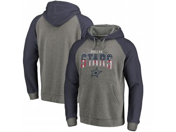 Mikina Dallas Stars Freedom Tri-Blend Raglan Pullover Hoodie