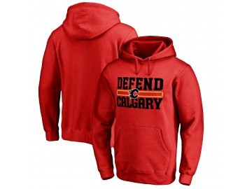 Mikina Calgary Flames Hometown Collection Defend Pullover Hoodie