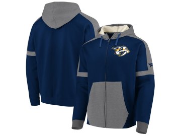 Mikina Nashville Predators Iconic Fleece Full-Zip Hoodie