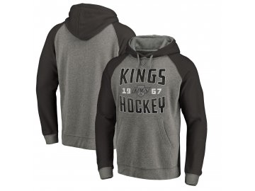 Mikina Los Angeles Kings Timeless Collection Antique Stack Tri-Blend Raglan