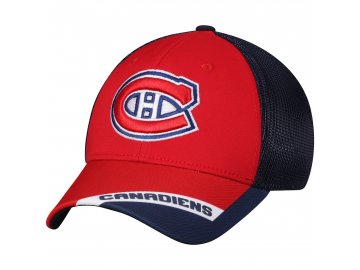 Kšiltovka Montreal Canadiens adidas Sublimated Visor Meshback Flex