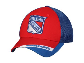 Kšiltovka New York Rangers adidas Sublimated Visor Meshback Flex