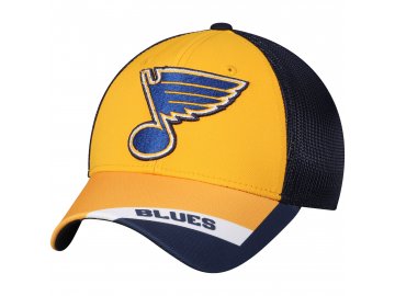 Kšiltovka St. Louis Blues adidas Sublimated Visor Meshback Flex