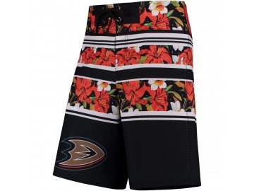 Plavky Anaheim Ducks Floral Stripe Boardshorts