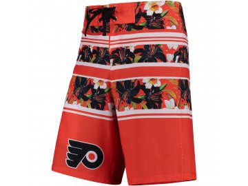 Plavky Philadelphia Flyers Floral Stripe Boardshorts