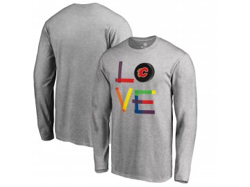 Tričko Calgary Flames Hockey Is For Everyone Love Square