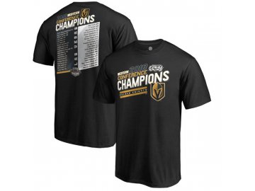 Tričko Vegas Golden Knights 2018 Western Conference Champions Shorthanded Roster