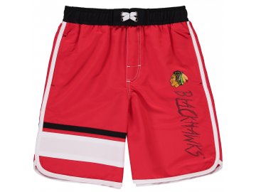 Dětské plavky Chicago Blackhawks Color Block Swim Trunks