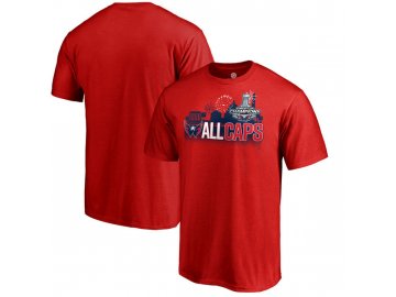 Pánské tričko Washington Capitals 2018 Stanley Cup Champions Change on the Fly Celebration (Velikost XXL)