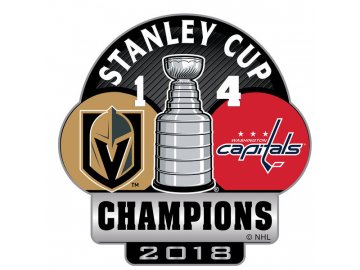 Odznak Washington Capitals 2018 Stanley Cup Champions Score