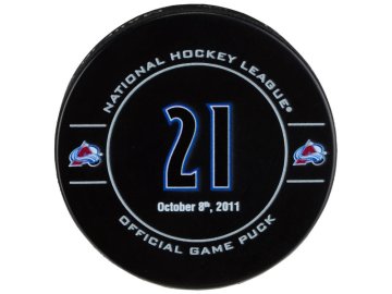 Puk Peter Forsberg October 8, 2011 Retirement Night Official Game Puck