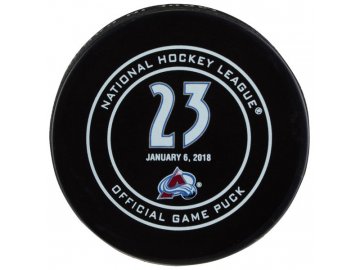 Puk Milan Hejduk January 6, 2018 Retirement Night Official Game Puck