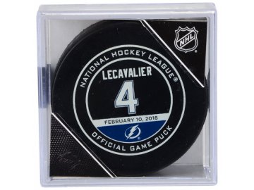 Puk Vincent Lecavalier February 10, 2018 Retirement Night Official Game Puck