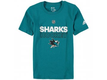 Dětské Tričko San Jose Sharks Adidas Authentic Ice