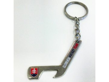 Klíčenka s otvírákem SLOVAKIA ICE HOCKEY TEAM