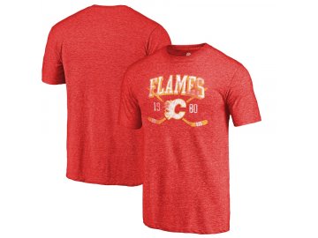 Tričko Calgary Flames Vintage Line Shift Tri-Blend