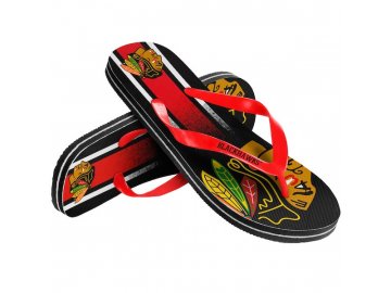 Pantofle Chicago Blackhawks Gradient Flip Flops
