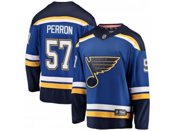 Dres #57 David Perron St. Louis Blues Breakaway Home Jersey